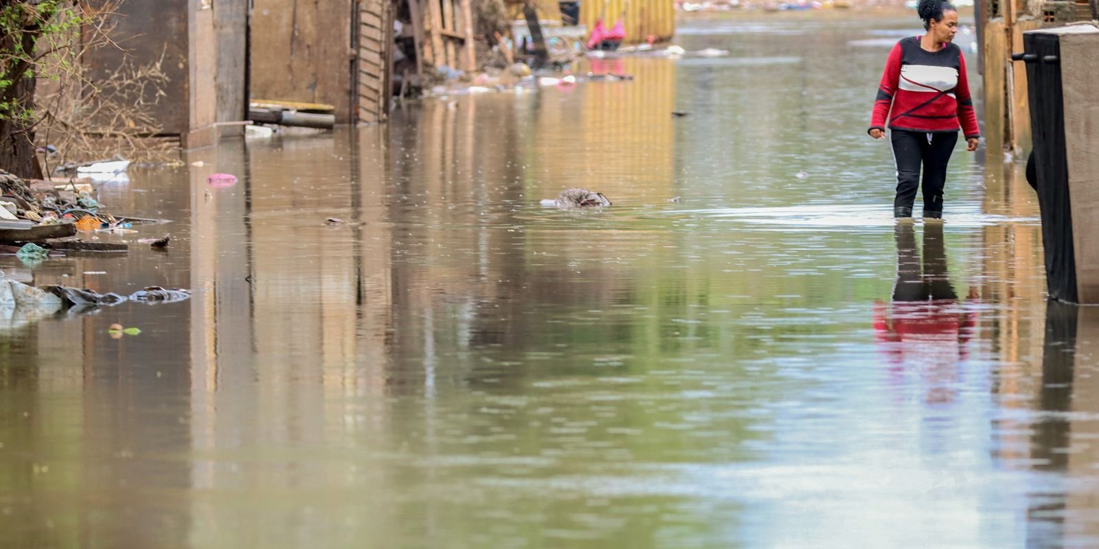 Inmet emite alerta vermelho para chuvas no Rio Grande do Sul