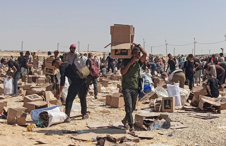 Em um mês, 516 palestinos morrem buscando alimentos em Gaza