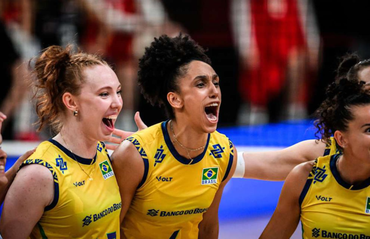 Brasil supera França por 3 sets a 2 na Liga das Nações de Vôlei