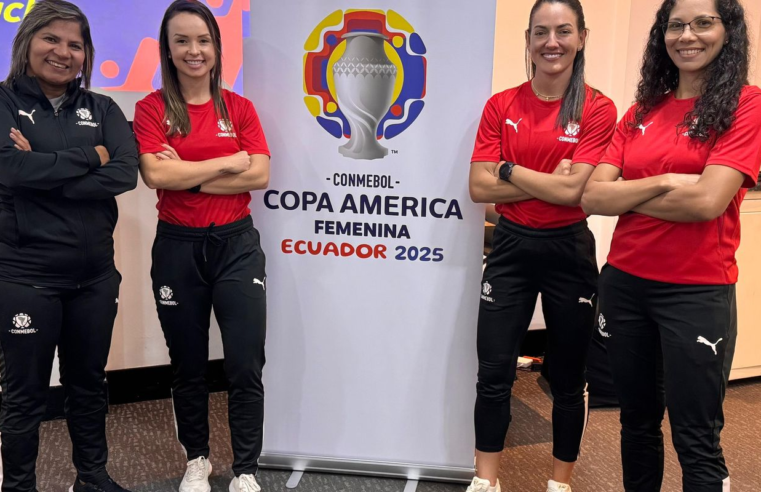 Brasileiras apitam abertura da Copa América Feminina