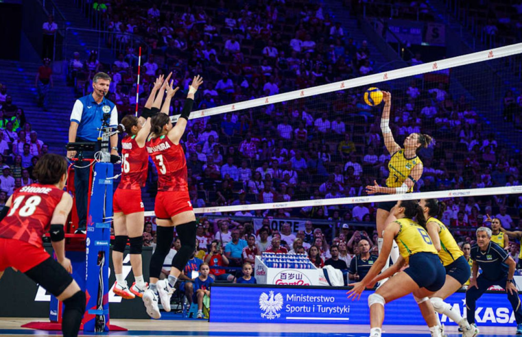 Brasil vira sobre o Japão e alcança final da Liga das Nações de vôlei