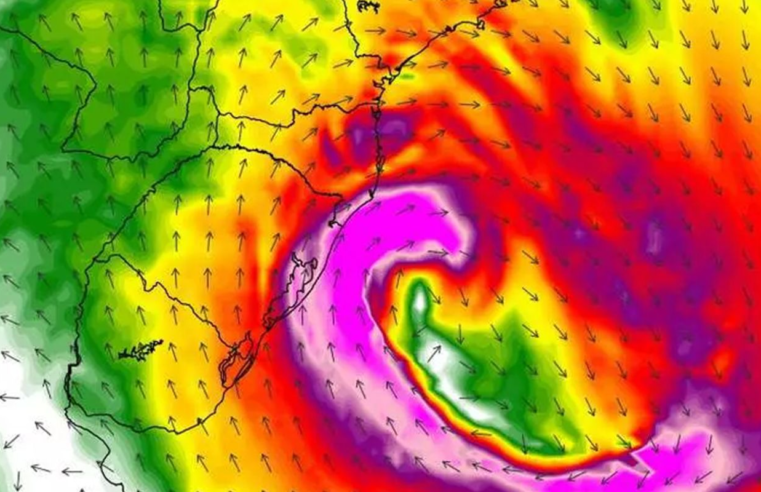 Ciclone mantém tempo instável no Sul e Sudeste