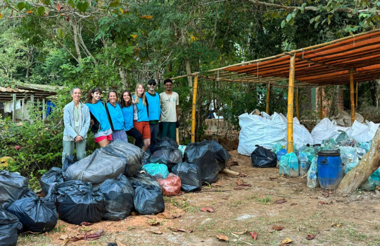 Mutirão em Ilha Grande acha lixo vindo da China, Argentina e Etiópia