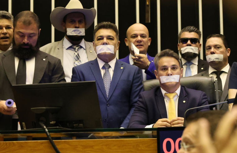 Oposição ocupa plenários por anistia a 8/1 e impeachment de Moraes