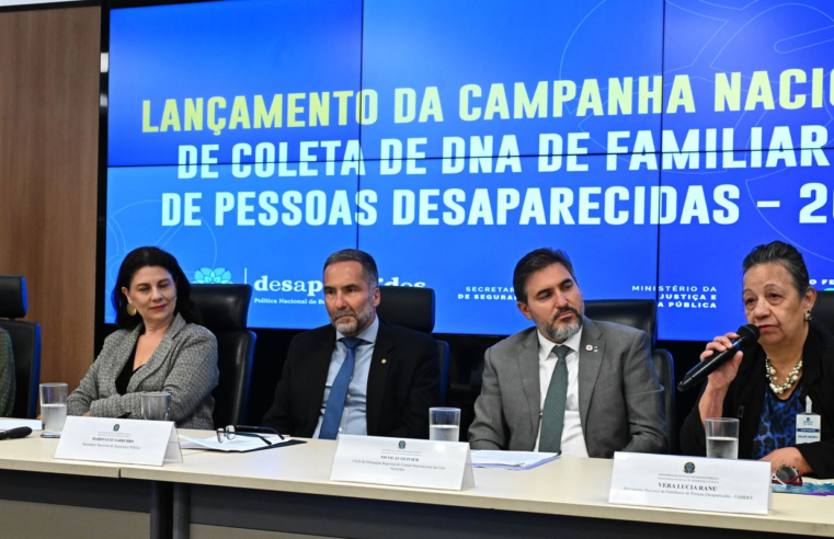 Campanha nacional coleta DNA de familiares de desaparecidos