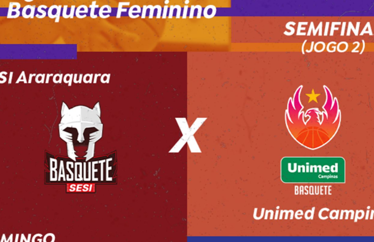 TV Brasil exibe Sesi Araraquara x Unimed Campinas em semifinal da LBF