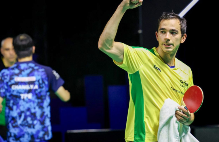 Hugo Calderano disputa vaga na semifinal em Foz do Iguaçu