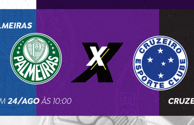 TV Brasil transmite Palmeiras x Cruzeiro pelo Brasileirão Feminino