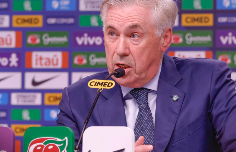 Ancelotti investe em novos jogadores em convocação para Eliminatórias