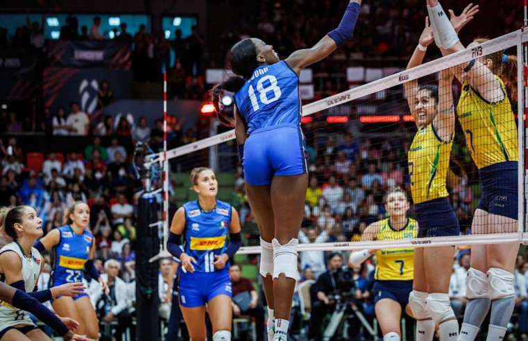 Vôlei: Brasil perde para Itália e fica fora da decisão do Mundial