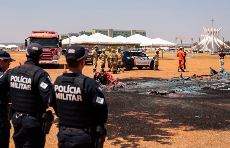 Preso por incendiar banheiros químicos vive em situação de rua, diz PM