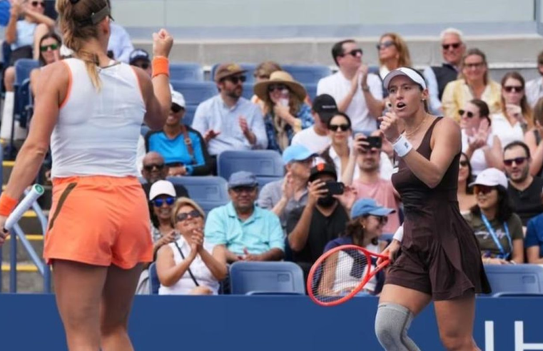 Dupla de Luisa Stefani vence 3ª seguida e vai às quartas do US Open