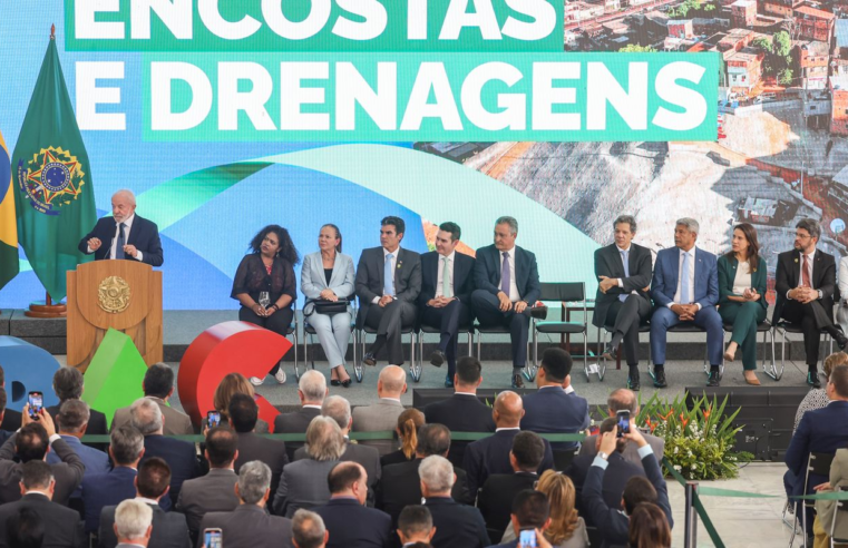 Governo anuncia R$ 11,7 bilhões do Novo PAC para drenagem e encostas
