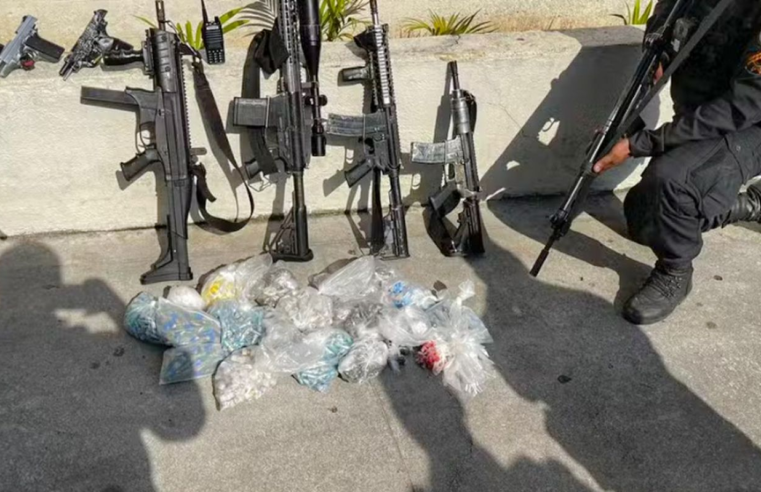 PM apreendeu 500 fuzis este ano em ações contra o crime organizado