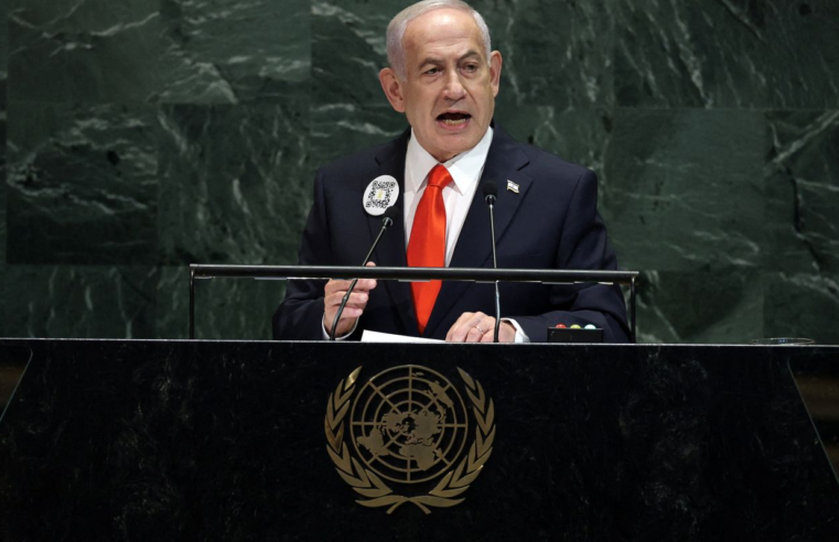 Delegações deixam cadeiras vazias durante discurso de Netanyahu na ONU