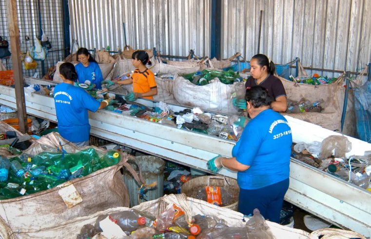 Produção de plástico reciclado no Brasil cresceu 8% em 2024