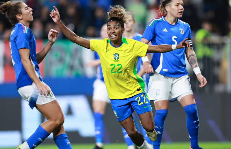 Brasil mantém hegemonia contra a Itália com vitória por 1 a 0