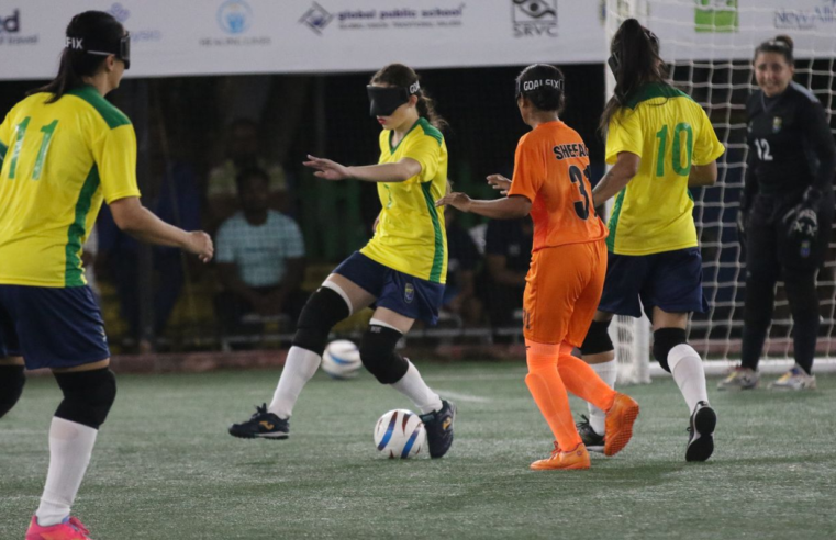 Brasil estreia com vitória na Copa do Mundo de futebol de cegas