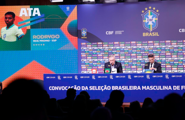 Carlo Ancelotti convoca seleção para amistosos contra Coreia e Japão