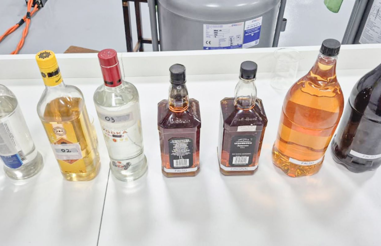 Fábrica clandestina de bebidas usava etanol adulterado de postos