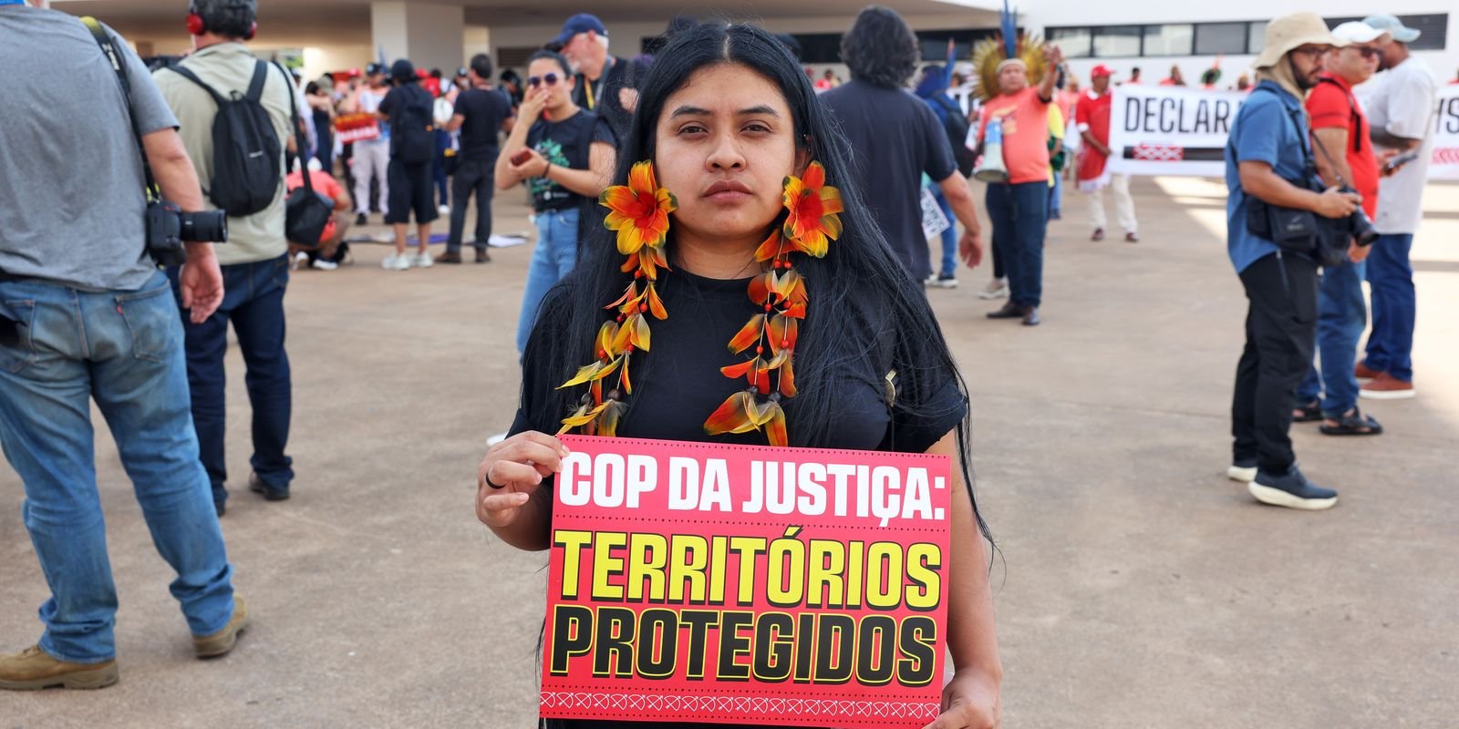 No DF, indígenas pedem demarcações e combate às mudanças climáticas