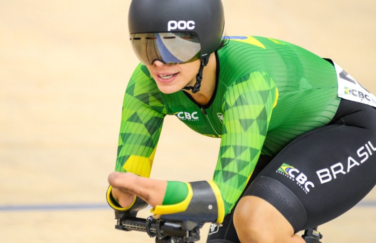 Sabrina Custódia voltou a brilhar no Mundial de ciclismo de pista