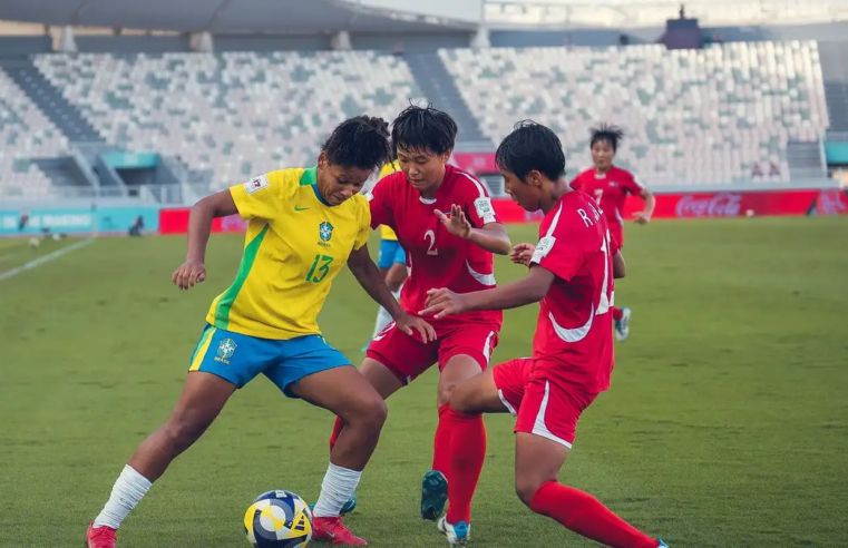 Mundial Sub-17 Feminino: Brasil luta, mas perde para Coreia do Norte