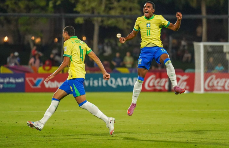 Brasil goleia Indonésia e avança à fase mata-mata do Mundial Sub-17