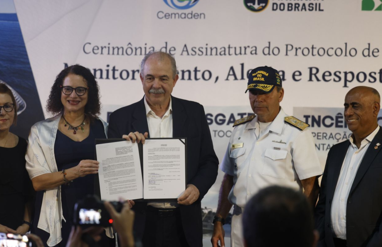 BNDES, Marinha e Cemaden fecham acordo para resposta a desastres