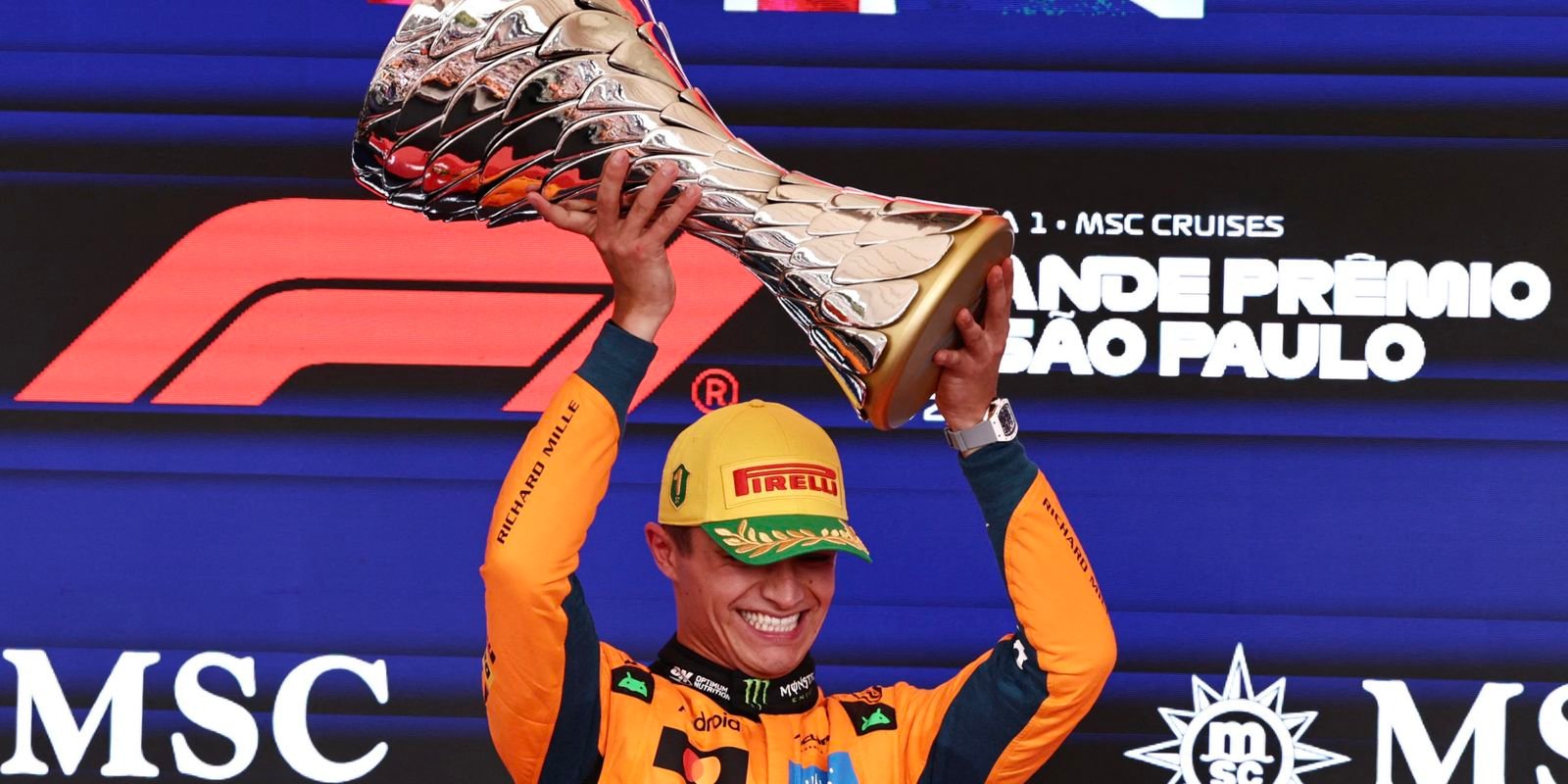 Fórmula 1: Lando Norris vence GP do Brasil e abre vantagem na ponta