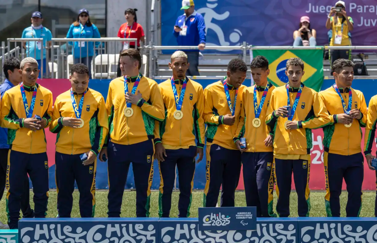 Brasil encerra Parapan de Jovens na liderança do quadro de medalhas