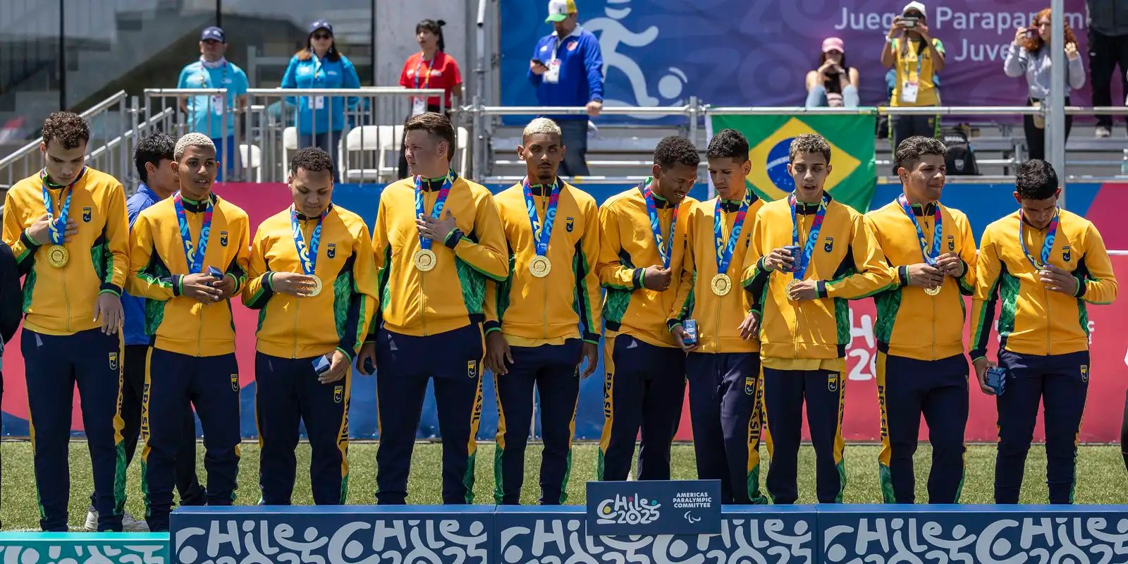 Brasil encerra Parapan de Jovens na liderança do quadro de medalhas