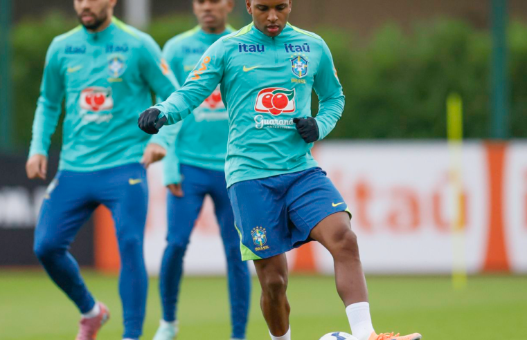 Seleção realiza primeiro treino para amistosos na Europa