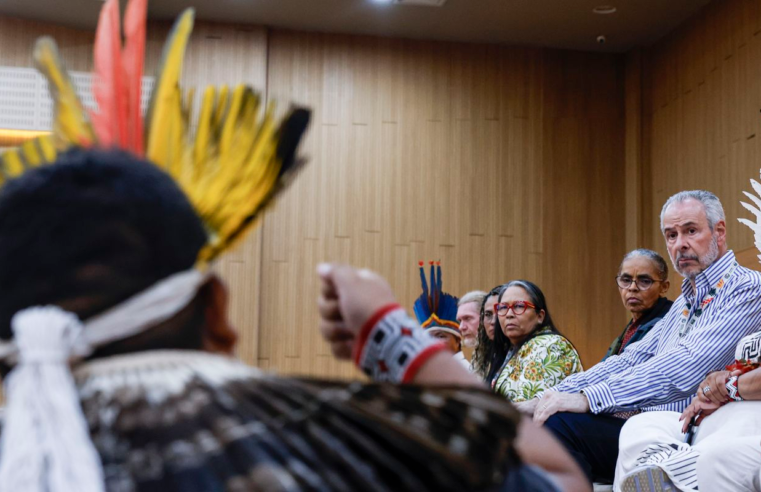 Após protesto, indígenas Munduruku são recebidos por presidente da COP