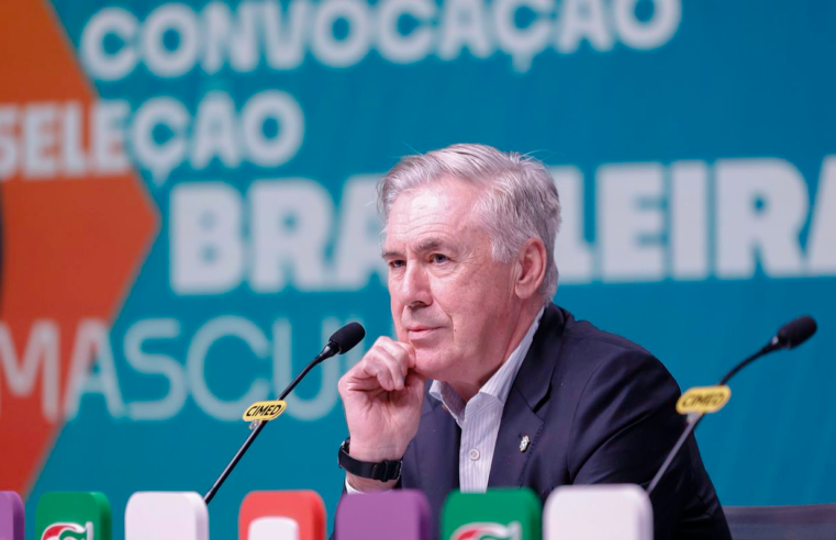 Carlo Ancelotti convoca seleção para dois últimos amistosos de 2025