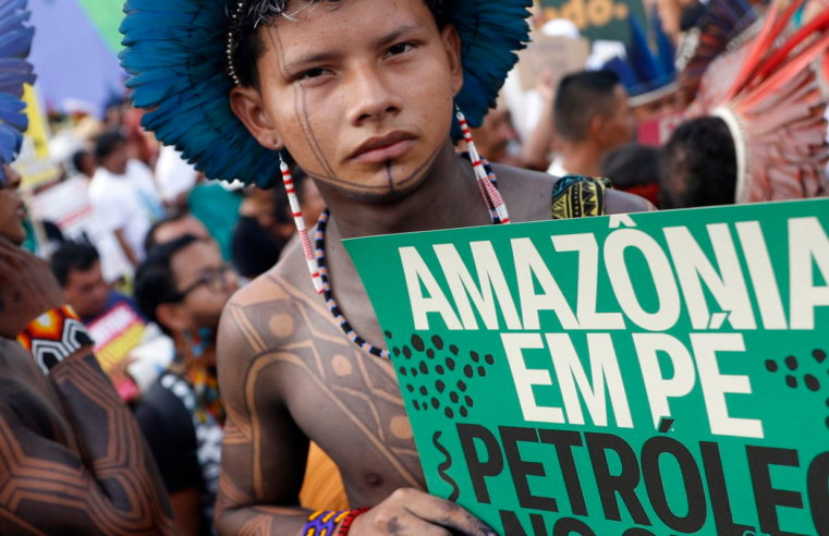 Em marcha global, indígenas cobram punição por morte de Guarani Kaiowá