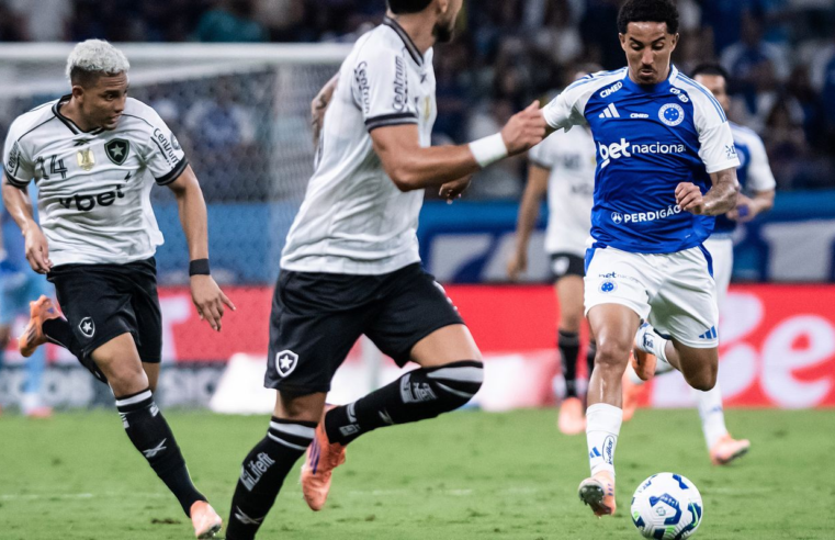 Brasileiro: Cruzeiro e Botafogo empatam no encerramento da 37ª rodada