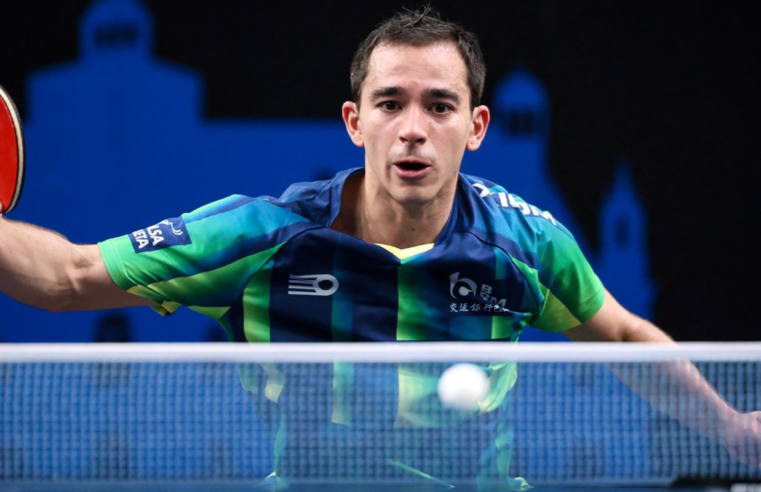 Calderano é eliminado por Lebrun na estreia de simples do WTT Finals