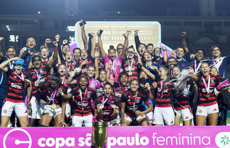 Flamengo goleia Grêmio e conquista Copinha Feminina