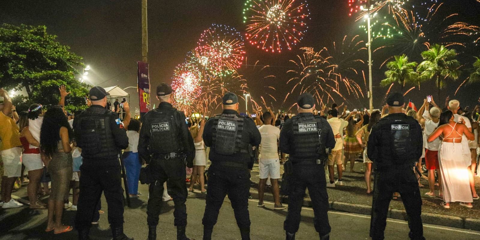 Réveillon no Rio terá 28,7 mil policiais e reconhecimento facial