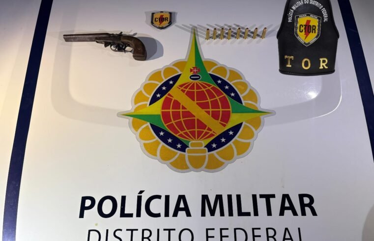 TOR apreende arma de fogo em Planaltina