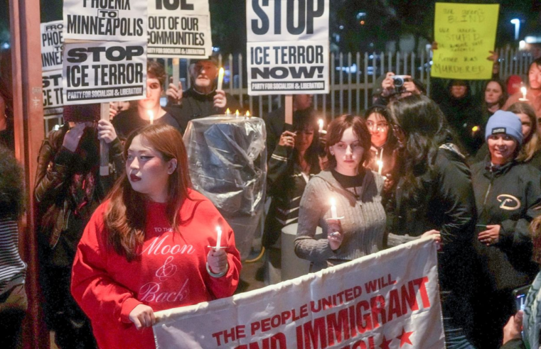 Minneapolis protesta após morte de cidadã dos EUA pela polícia do ICE