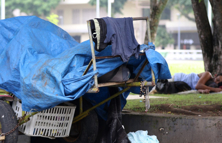 Estudo aponta mais 365 mil pessoas em situação de rua no Brasil