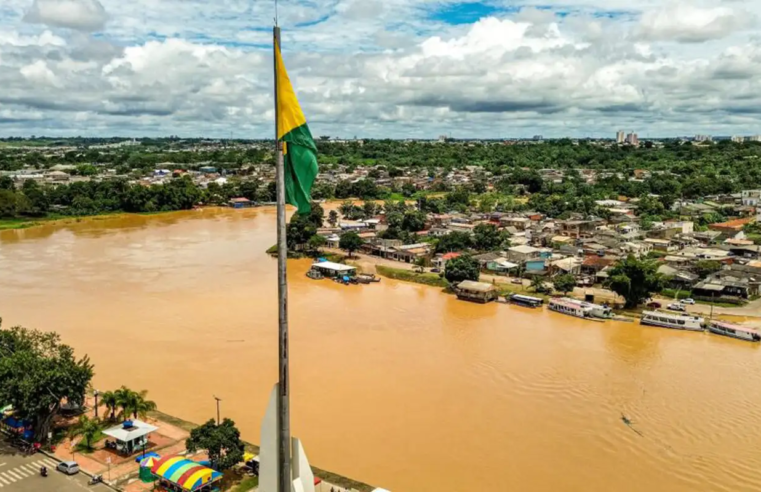 Rio Acre supera cota de inundação em Rio Branco, mas deve baixar