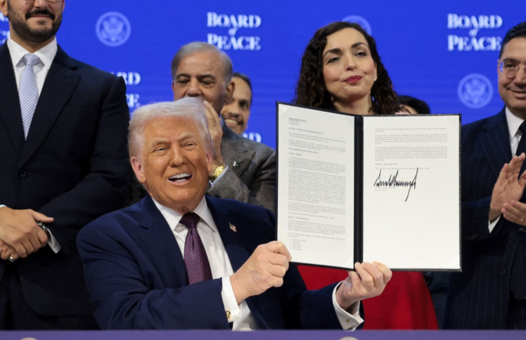 Trump lança em Davos Conselho de Paz criado por ele