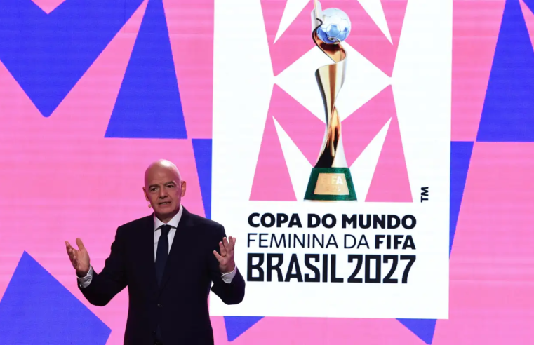 Fifa lança marca da Copa Feminina 2027 em evento no Rio de Janeiro