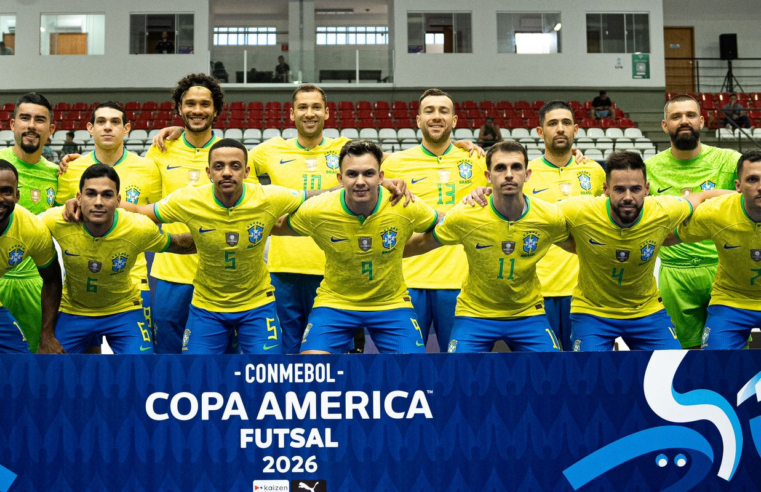 Brasil enfrenta Peru para avançar à final da Copa América de futsal