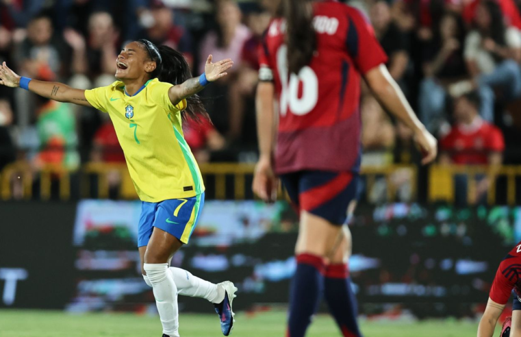 Seleção feminina derrota Costa Rica em primeiro amistoso de 2026