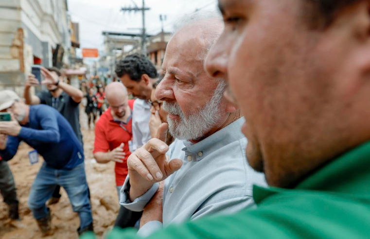 Perdas materiais serão recuperadas, diz Lula em visita a Minas Gerais
