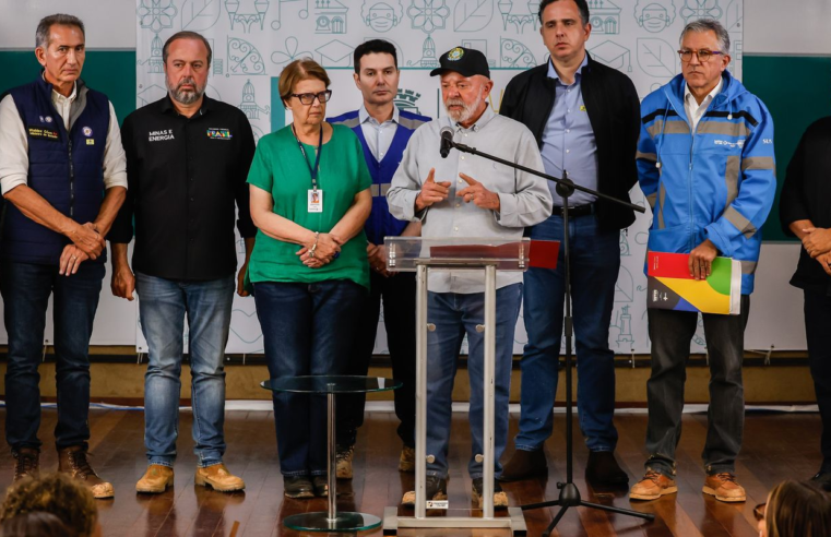 Financiamentos a desabrigados em Minas seguirão modelo do RS, diz Lula